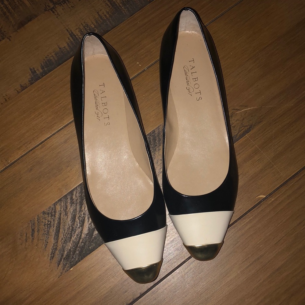 Leather flats